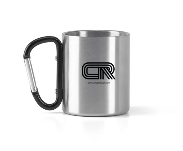 Caneca Inox com Mosquetão Capivara Carrorama 230ml - Image 2