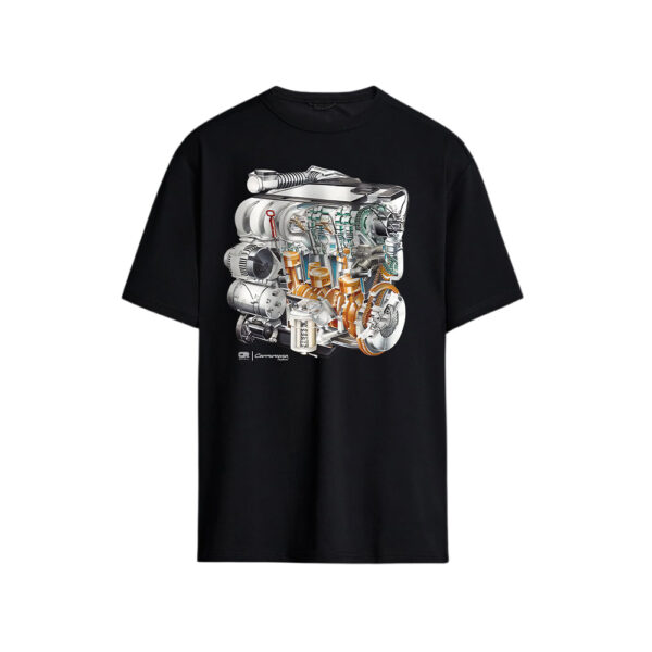Camiseta Preta Motor VR6 Carrorama