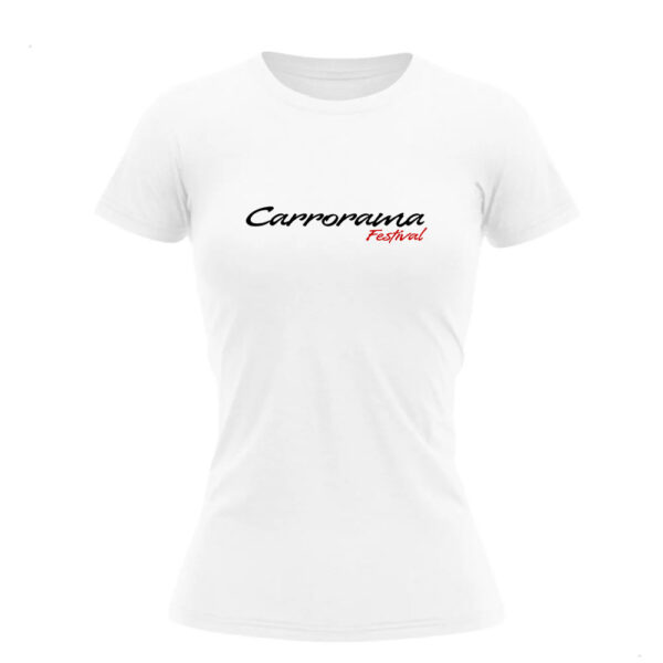 Camiseta Baby Look Off-White Carrorama